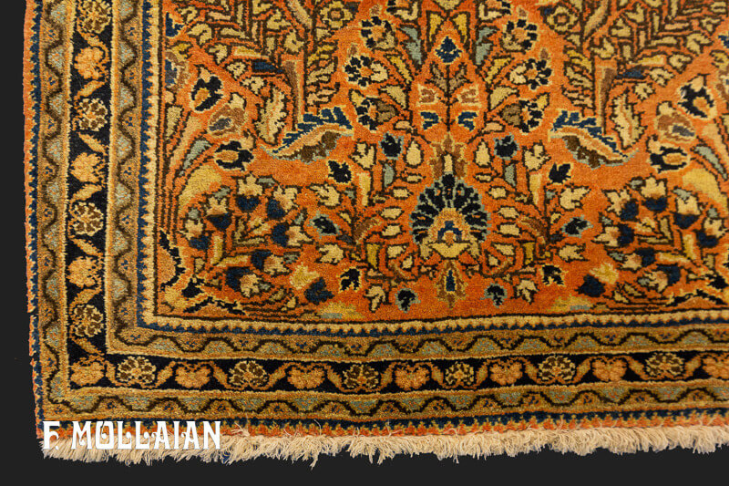 Antique Persian Small Saruk Rug n°:25925187